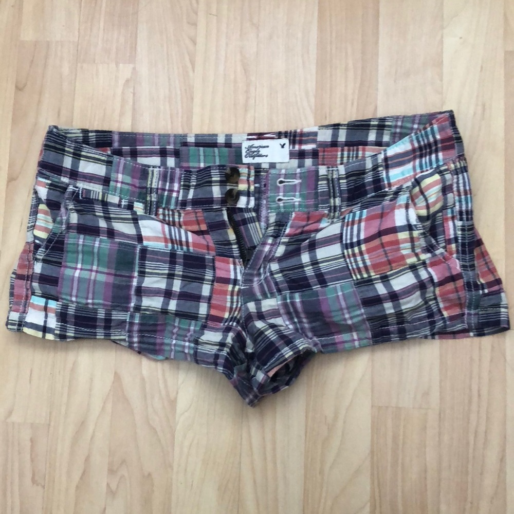Plaid shorts